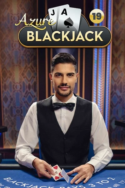 Azure Blackjack 19 — live blackjack game by Pragmatic Play — play at Casino Facts UK