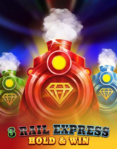 3 Rail Express Hold & Win progressive jackpot slot